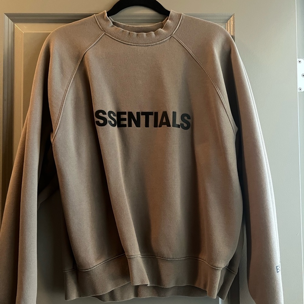 Essentials Tan Men's Sweater